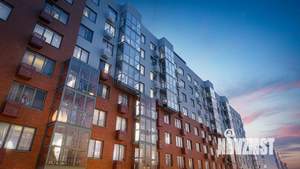 3-к квартира, строящийся дом, 70м2, 11/17 этаж