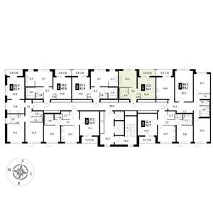 1-к квартира, вторичка, 34м2, 22/24 этаж