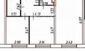 2-к квартира, вторичка, 56м2, 11/25 этаж