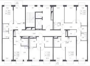 1-к квартира, строящийся дом, 35м2, 17/17 этаж