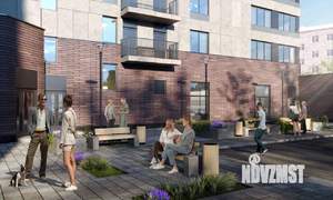 2-к квартира, строящийся дом, 40м2, 10/12 этаж