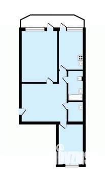 2-к квартира, вторичка, 70м2, 7/17 этаж