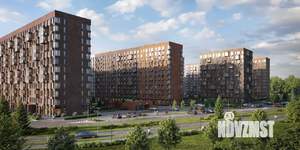 1-к квартира, строящийся дом, 33м2, 8/12 этаж