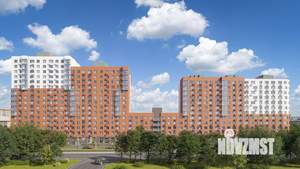 2-к квартира, строящийся дом, 58м2, 12/17 этаж