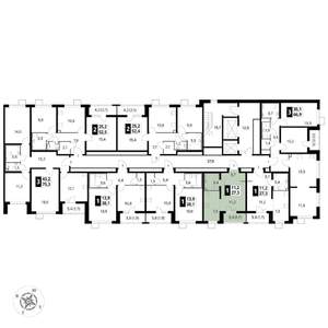 1-к квартира, вторичка, 27м2, 10/25 этаж