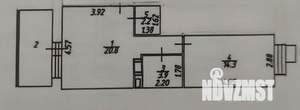 2-к квартира, вторичка, 41м2, 15/17 этаж