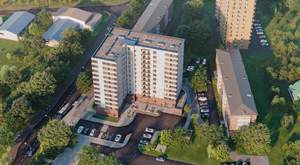 Студия квартира, строящийся дом, 27м2, 10/12 этаж