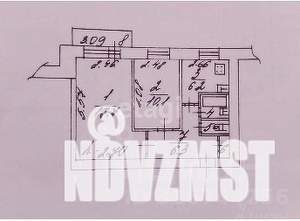 2-к квартира, вторичка, 45м2, 9/9 этаж