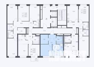 1-к квартира, сданный дом, 36м2, 12/17 этаж