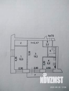 2-к квартира, вторичка, 41м2, 5/5 этаж