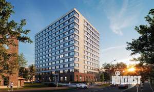 2-к квартира, строящийся дом, 33м2, 7/12 этаж