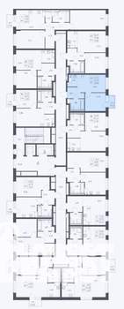 1-к квартира, вторичка, 33м2, 9/17 этаж