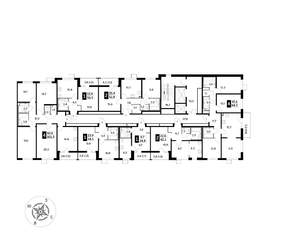 2-к квартира, вторичка, 42м2, 25/25 этаж