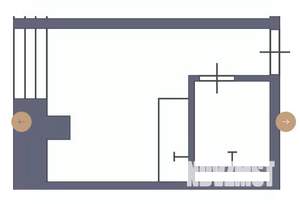 Студия квартира, вторичка, 12м2, 1/4 этаж
