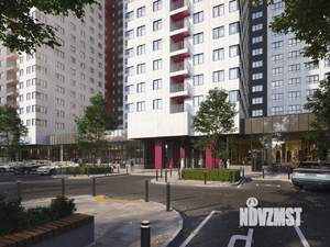 1-к квартира, строящийся дом, 30м2, 2/21 этаж