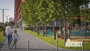 1-к квартира, строящийся дом, 35м2, 8/17 этаж