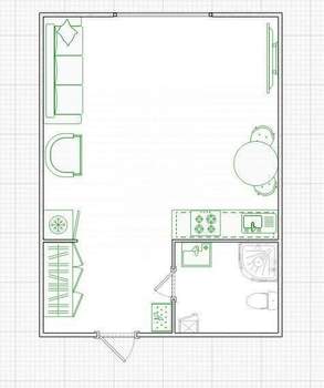 Студия квартира, вторичка, 20м2, 22/25 этаж