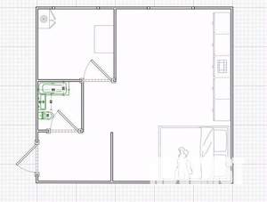 1-к квартира, вторичка, 31м2, 5/5 этаж