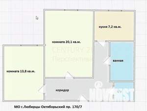 2-к квартира, вторичка, 59м2, 5/5 этаж