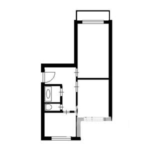 2-к квартира, вторичка, 56м2, 16/27 этаж