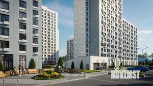1-к квартира, строящийся дом, 40м2, 15/25 этаж