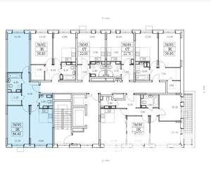 1-к квартира, вторичка, 40м2, 16/25 этаж