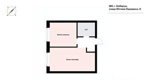 1-к квартира, вторичка, 35м2, 12/25 этаж