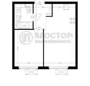 1-к квартира, вторичка, 36м2, 10/25 этаж