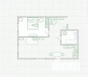 2-к квартира, вторичка, 40м2, 2/17 этаж