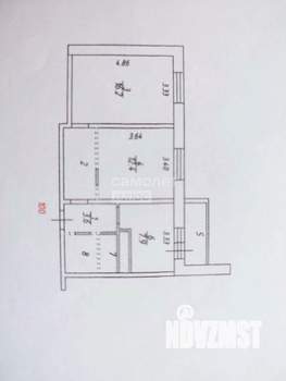 2-к квартира, вторичка, 50м2, 21/21 этаж