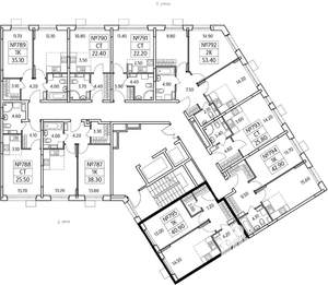 1-к квартира, вторичка, 41м2, 12/25 этаж