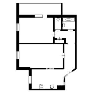 2-к квартира, вторичка, 55м2, 3/5 этаж