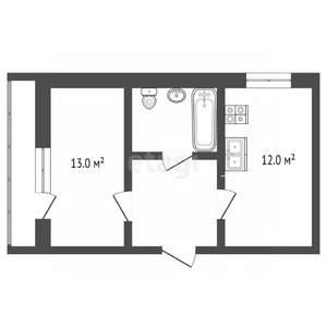 1-к квартира, вторичка, 34м2, 15/17 этаж