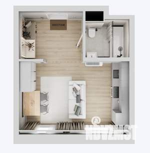 Студия квартира, сданный дом, 28м2, 11/17 этаж