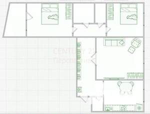 3-к квартира, вторичка, 63м2, 9/9 этаж