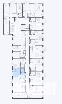 Студия квартира, сданный дом, 25м2, 15/17 этаж