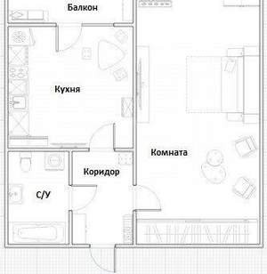 1-к квартира, вторичка, 36м2, 14/17 этаж