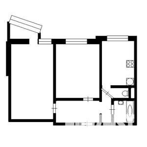 2-к квартира, вторичка, 54м2, 8/17 этаж