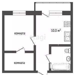 1-к квартира, вторичка, 35м2, 14/17 этаж