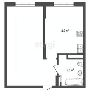 1-к квартира, вторичка, 37м2, 7/23 этаж