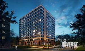 1-к квартира, строящийся дом, 34м2, 10/12 этаж