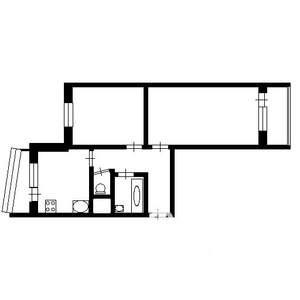 2-к квартира, вторичка, 61м2, 24/25 этаж