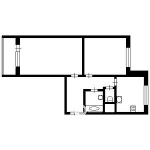 2-к квартира, вторичка, 59м2, 12/25 этаж