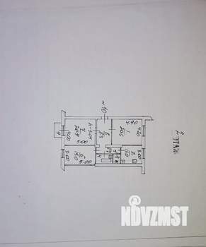 3-к квартира, вторичка, 85м2, 2/2 этаж