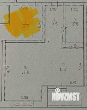 Студия квартира, вторичка, 39м2, 9/15 этаж