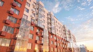 1-к квартира, строящийся дом, 35м2, 14/17 этаж