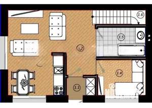 3-к квартира, вторичка, 80м2, 2/2 этаж
