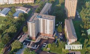 2-к квартира, строящийся дом, 53м2, 6/12 этаж