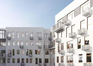 2-к квартира, строящийся дом, 43м2, 4/5 этаж