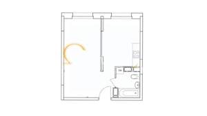 1-к квартира, вторичка, 39м2, 11/11 этаж